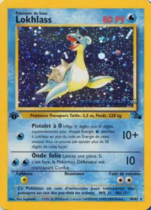Carte Pokémon Lokhlass 10/62 - Fossile