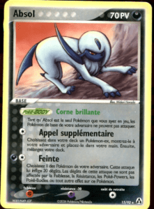 Carte Pokémon Absol 15/92 - EX Créateurs de légendes