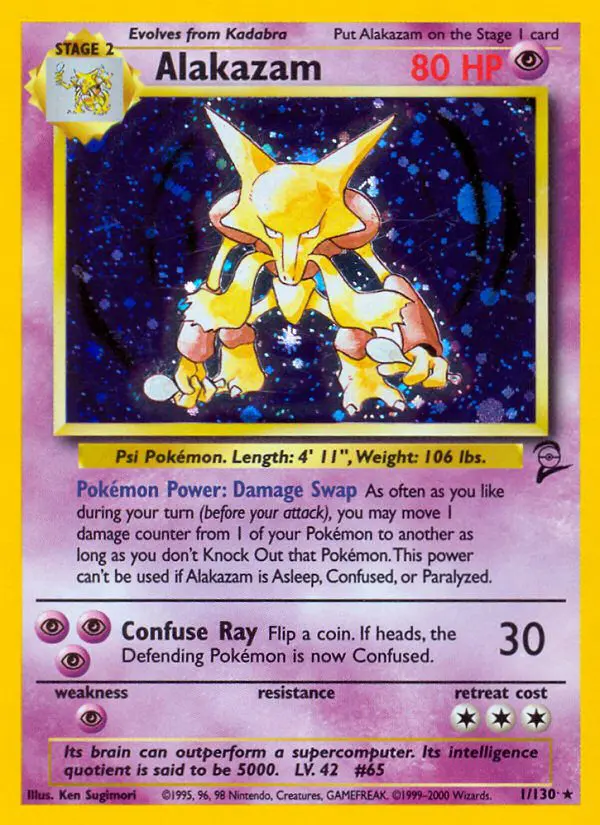 Alakazam - Base Set 2 - 1 - Holographique rare