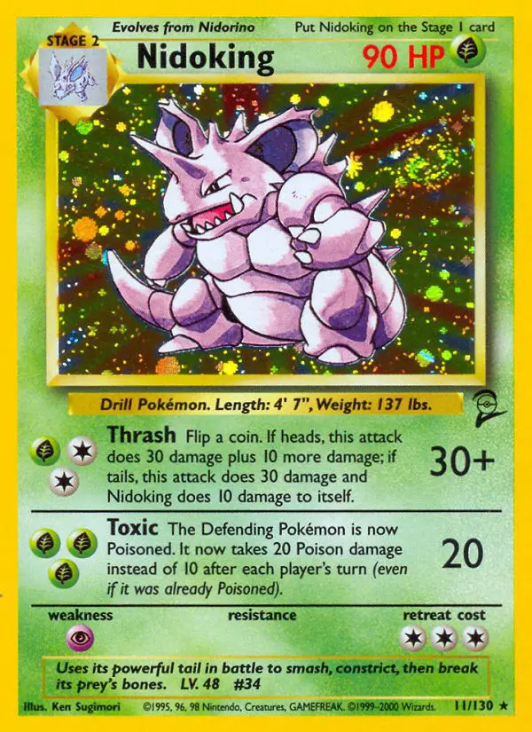 Nidoking - Base Set 2 - 11 - Holographique rare