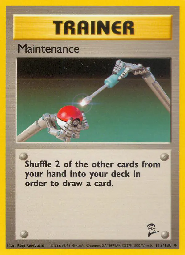 Maintenance - Base Set 2 - 112 - Peu commune