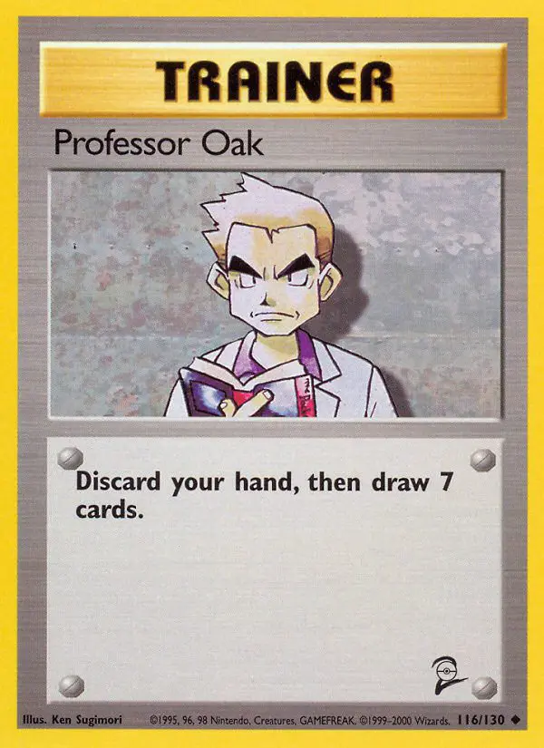 Professor Oak - Base Set 2 - 116 - Peu commune