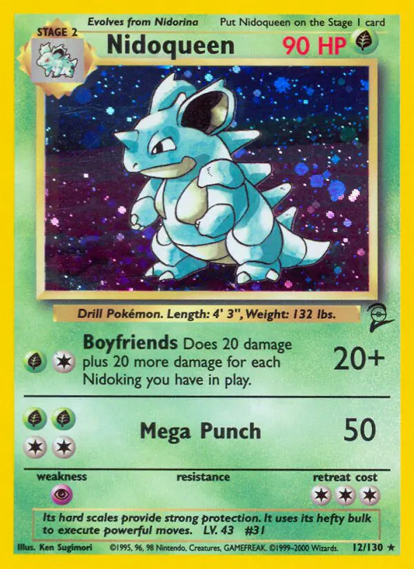 Nidoqueen - Base Set 2 - 12 - Holographique rare