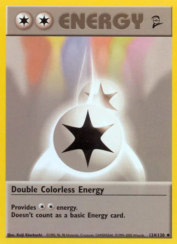 Double Colorless Energy - Base Set 2 - 124 - Peu commune