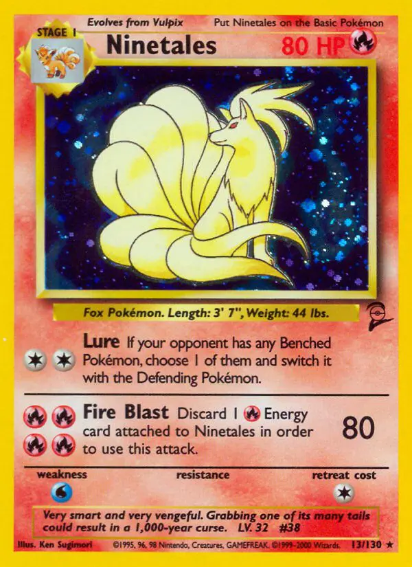 Ninetales - Base Set 2 - 13 - Holographique rare