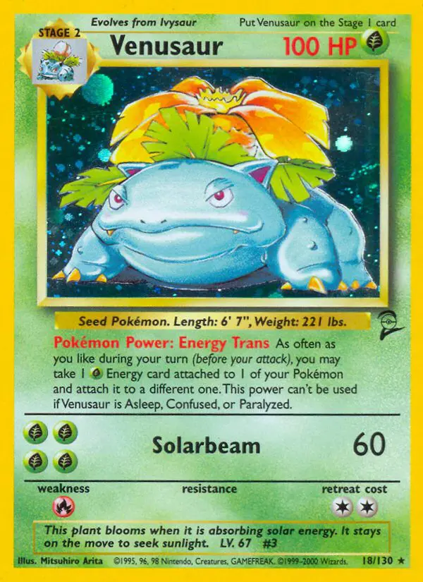 Venusaur - Base Set 2 - 18 - Holographique rare
