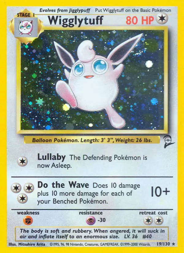Wigglytuff - Base Set 2 - 19 - Holographique rare