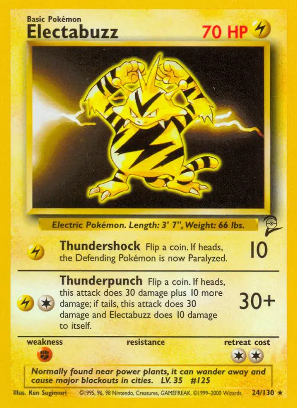 Electabuzz - Base Set 2 - 24 - Rare