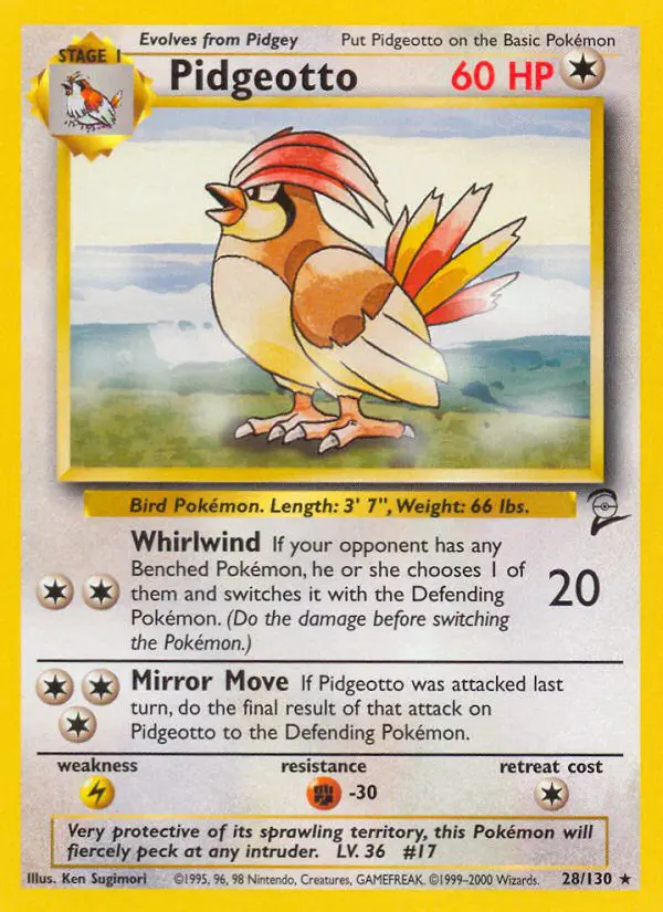 Pidgeotto - Base Set 2 - 28 - Rare