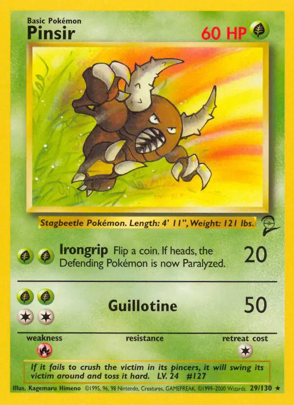 Pinsir - Base Set 2 - 29 - Rare