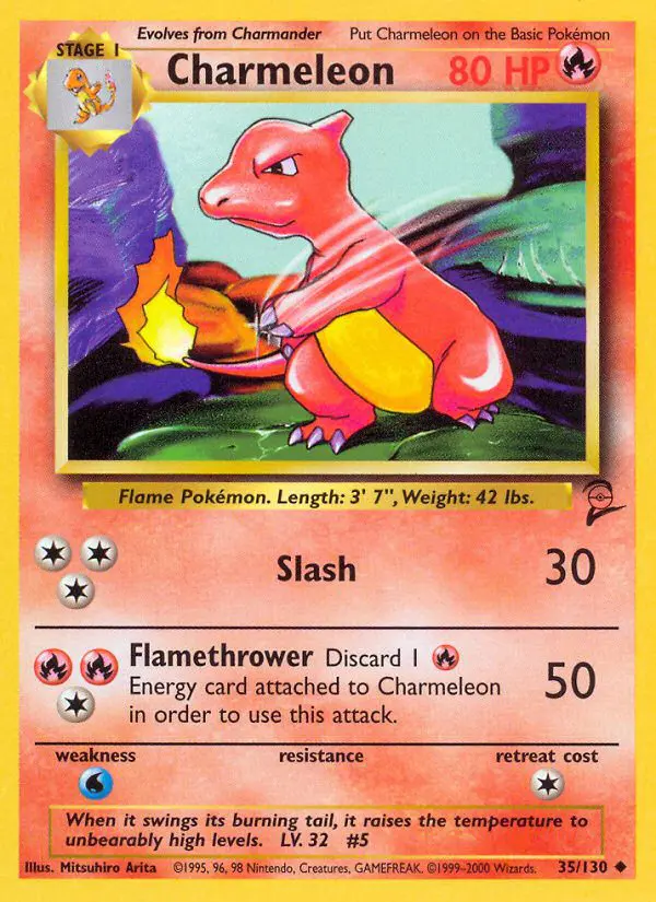 Charmeleon - Base Set 2 - 35 - Peu commune