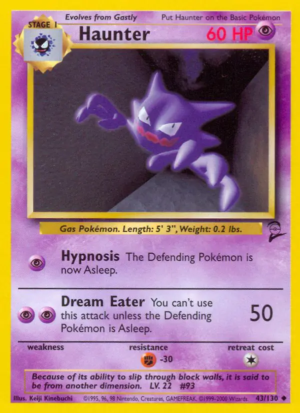 Haunter - Base Set 2 - 43 - Peu commune