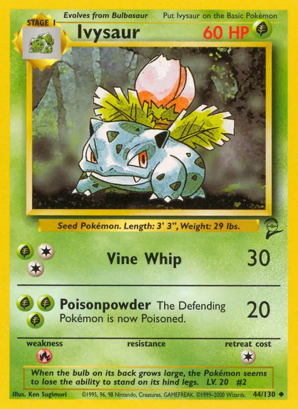 Ivysaur - Base Set 2 - 44 - Peu commune