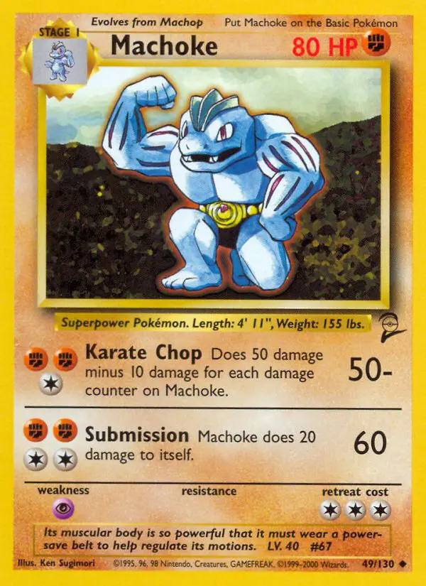 Machoke - Base Set 2 - 49 - Peu commune