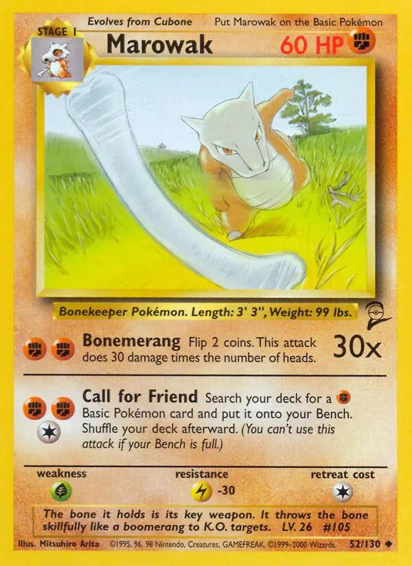 Marowak - Base Set 2 - 52 - Peu commune