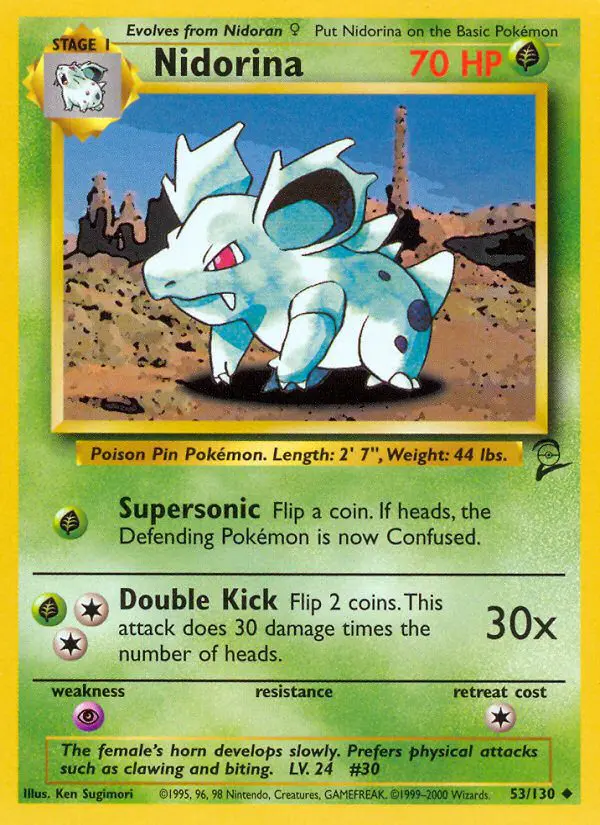 Nidorina - Base Set 2 - 53 - Peu commune