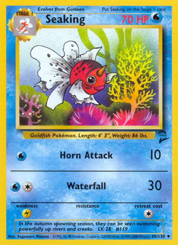 Seaking - Base Set 2 - 60 - Peu commune
