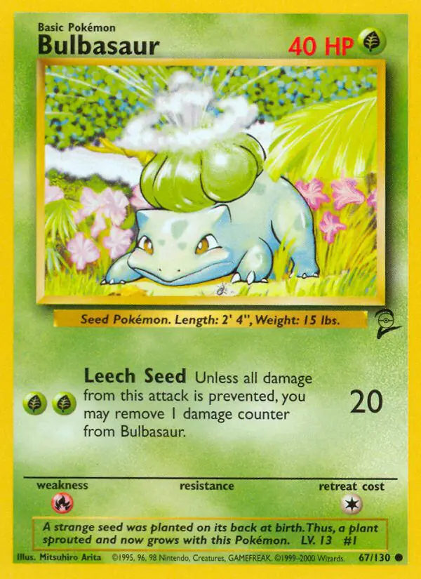 Bulbasaur - Base Set 2 - 67 - Commune