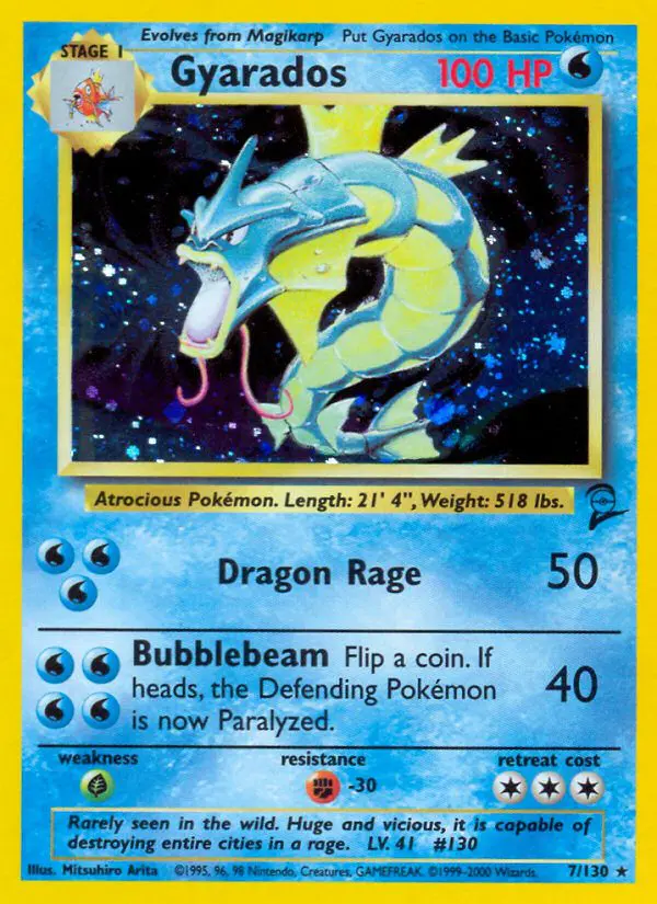 Gyarados - Base Set 2 - 7 - Holographique rare