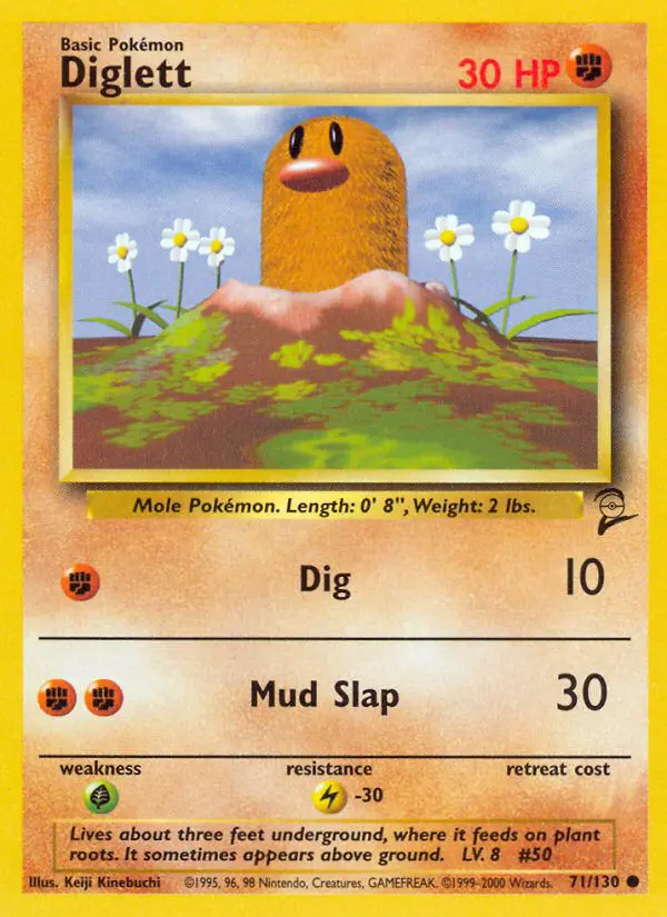 Diglett - Base Set 2 - 71 - Commune