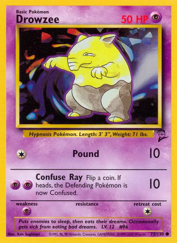 Drowzee - Base Set 2 - 73 - Commune
