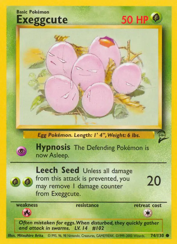 Exeggcute - Base Set 2 - 74 - Commune