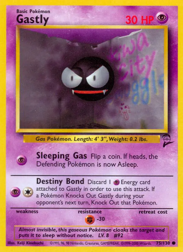 Gastly - Base Set 2 - 75 - Commune