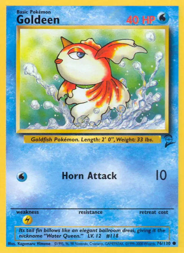 Goldeen - Base Set 2 - 76 - Commune