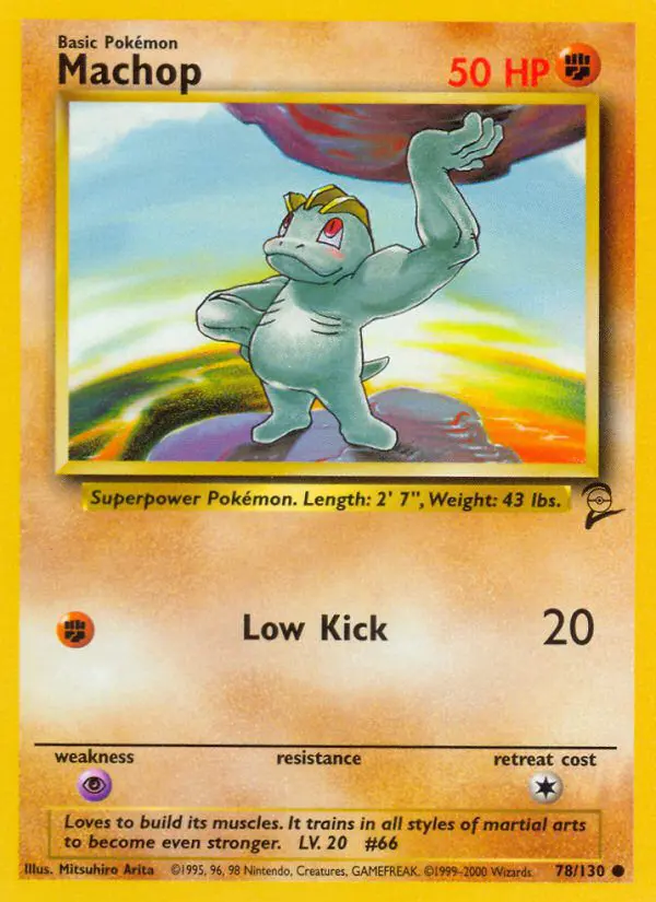 Machop - Base Set 2 - 78 - Commune
