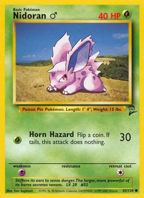 Nidoran - Base Set 2 - 83 - Commune