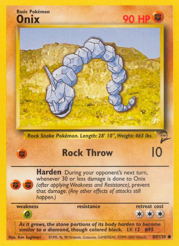 Onix - Base Set 2 - 84 - Commune