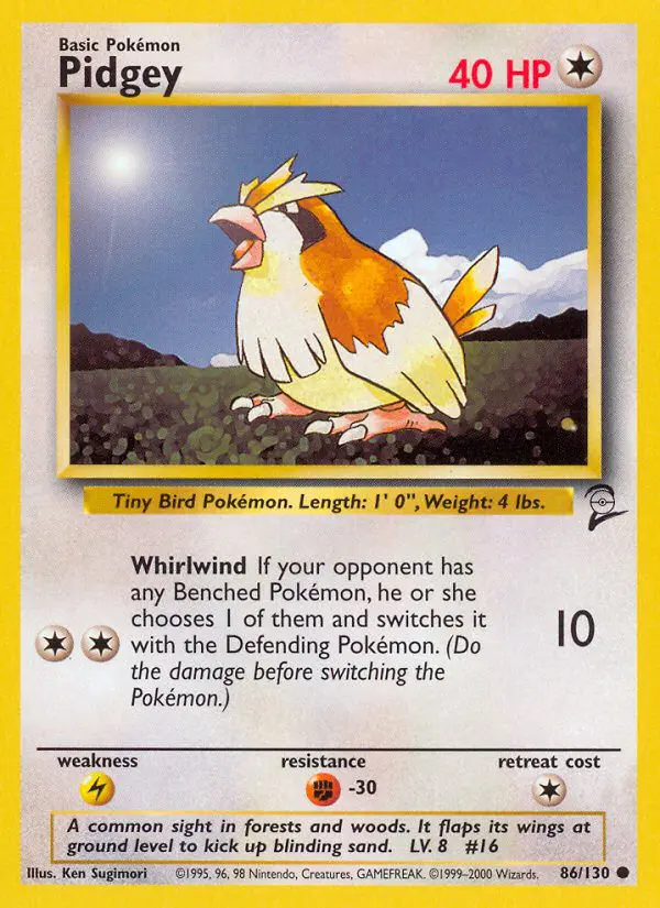 Pidgey - Base Set 2 - 86 - Commune