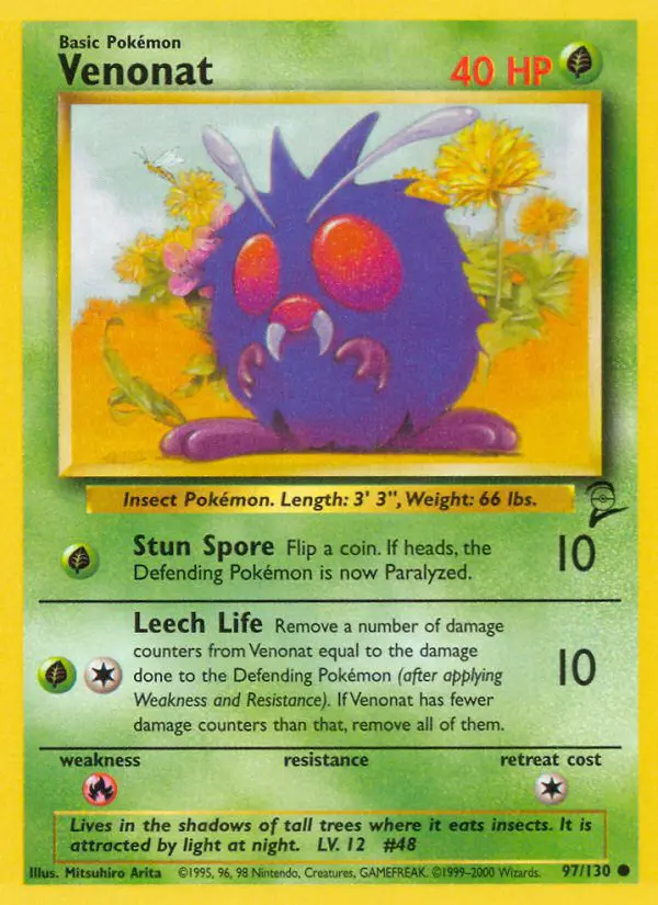 Venonat - Base Set 2 - 97 - Commune