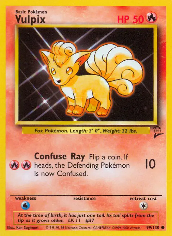 Vulpix - Base Set 2 - 99 - Commune