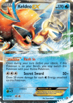 Keldeo EX - NB Legendary Treasures - 077 - Holographique rare EX