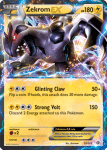 Zekrom EX - NB Legendary Treasures - 084 - Holographique rare EX