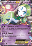 Meloetta EX - NB Legendary Treasures - 043 - Rare