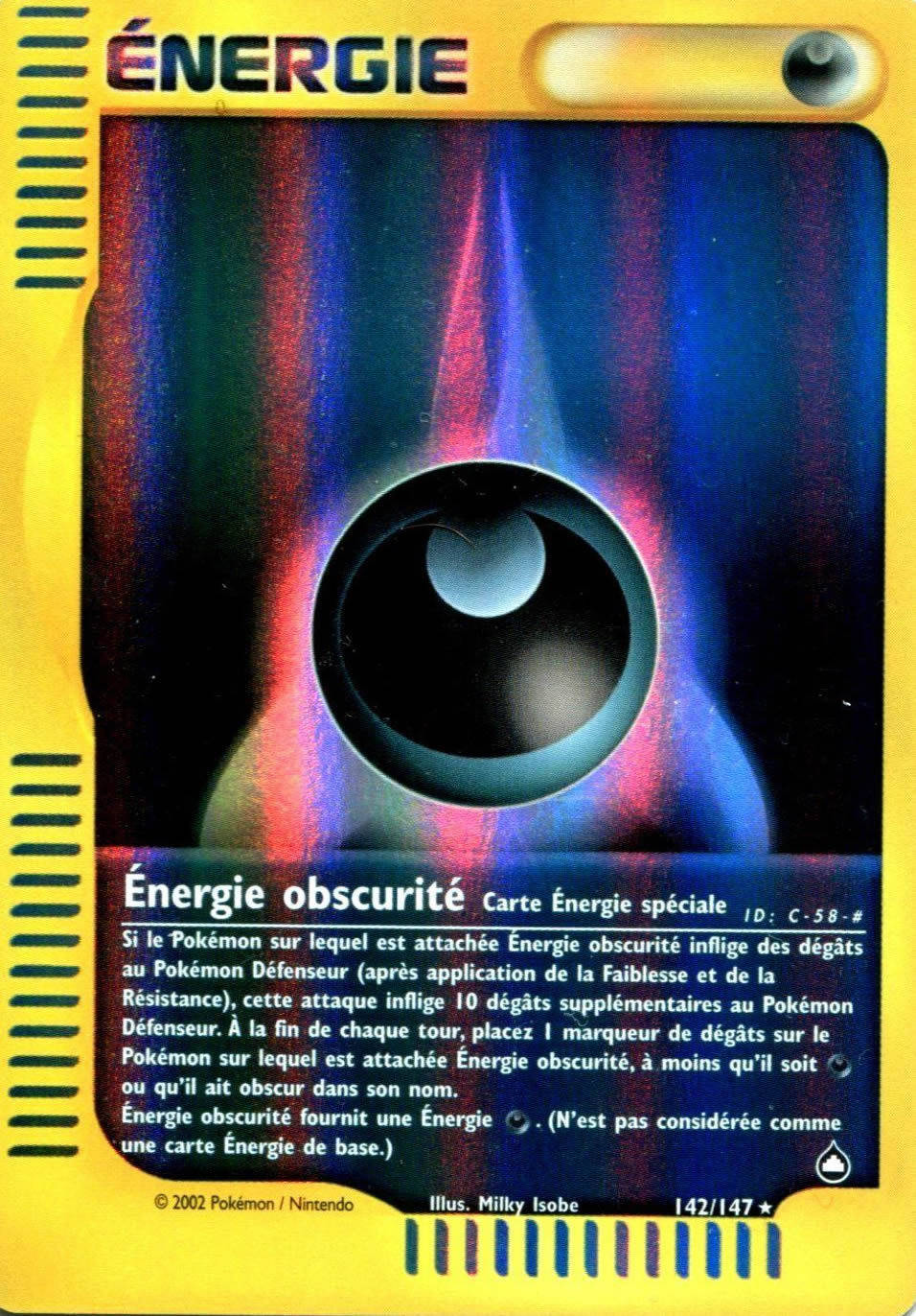Énergie obscurité -  - 142 - Rare