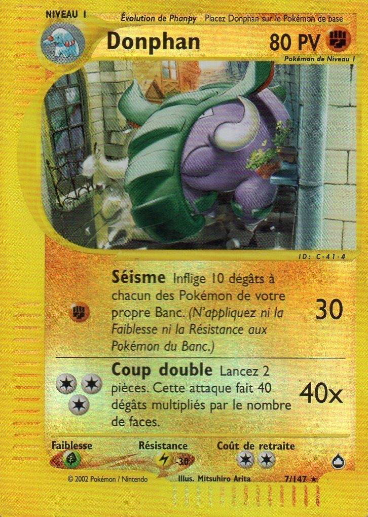 Donphan -  - 007 - Rare