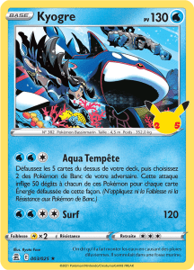 Kyogre - Célébrations - 003 - Rare