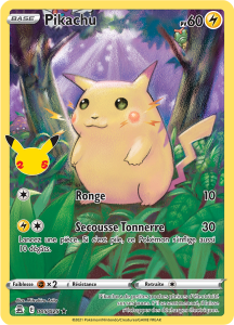 Pikachu - Célébrations - 005 - Holographique rare