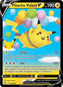 Pikachu Volant V - Célébrations - 006 - Holographique rare V