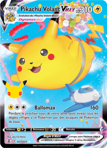 Pikachu Volant V - Célébrations - 007 - Holographique rare VMAX