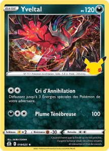 Yveltal - Célébrations - 019 - Holographique rare