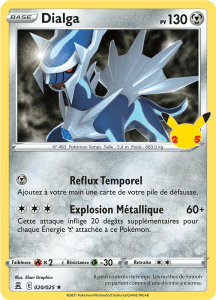 Dialga - Célébrations - 020 - Holographique rare