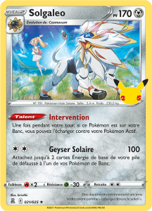 Solgaleo - Célébrations - 021 - Holographique rare