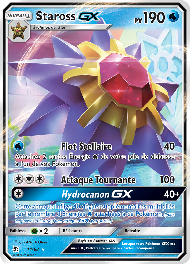 Staross GX - Destinées Occultes - 014 - Holographique rare GX