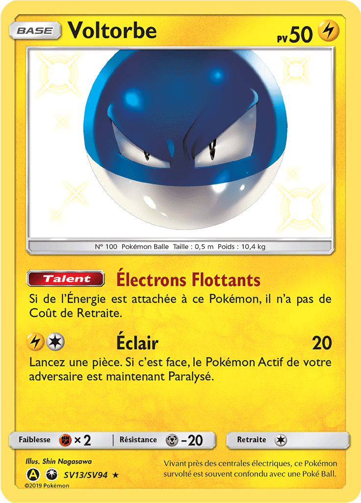 Voltorbe - Destinées Occultes - SV13 - Chromatique rare