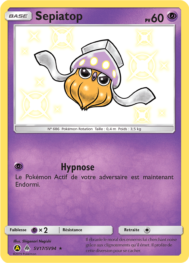 Sepiatop - Destinées Occultes - SV17 - Chromatique rare