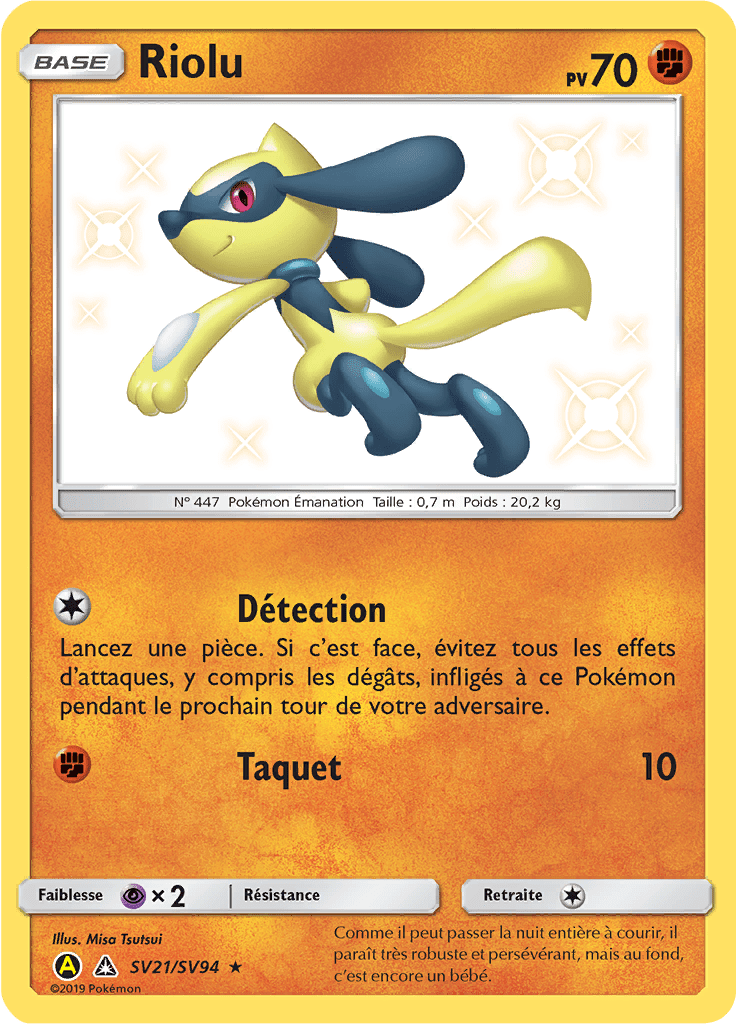 Riolu - Destinées Occultes - SV21 - Chromatique rare